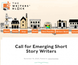 Open Call: Short Story writers